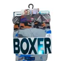 Star 106 Desenli Pamuklu Kemer Likralı 3lü Boxer