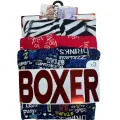 Star 106 Desenli Pamuklu Kemer Likralı 3lü Boxer