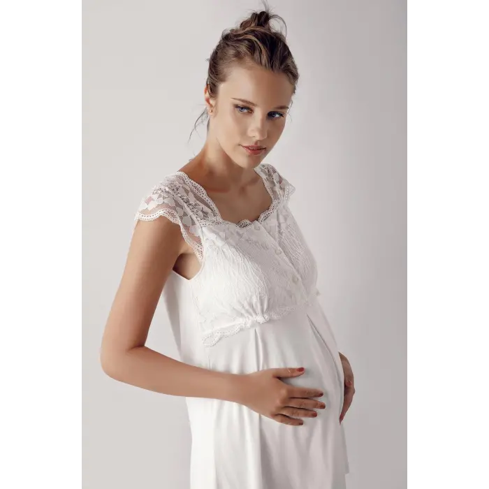 13200 Bayan Kısa Kol Lohusa Pijama Takımı