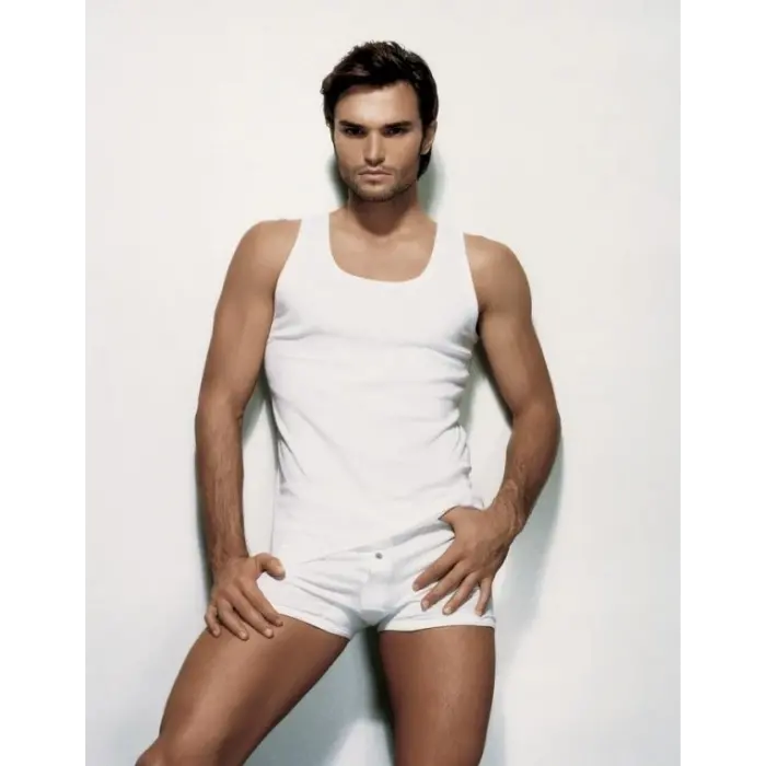 Çift Kaplan 775 Ribana Erkek  Atlet Battal