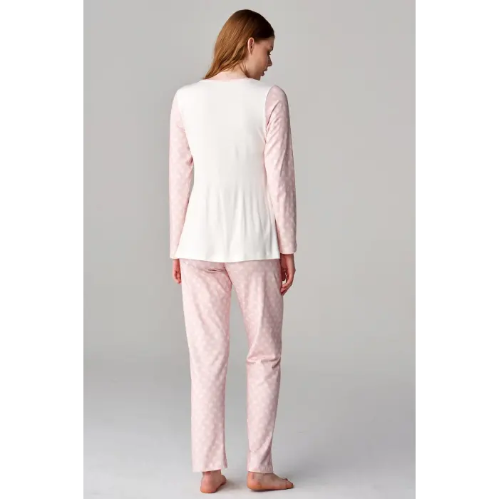Feyza 4677 3lü Lohusa Pijama Takımı