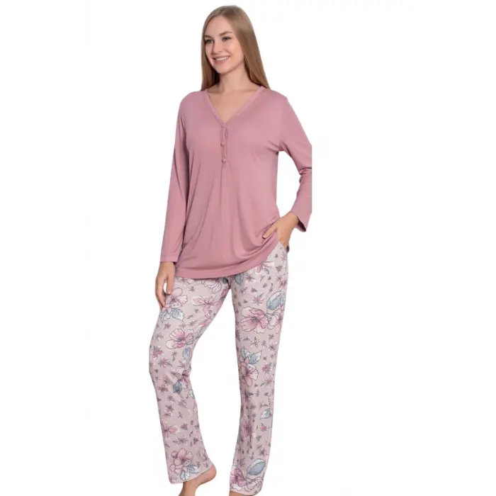 Limissi Desenli Malisa Pijama Takımı 24408