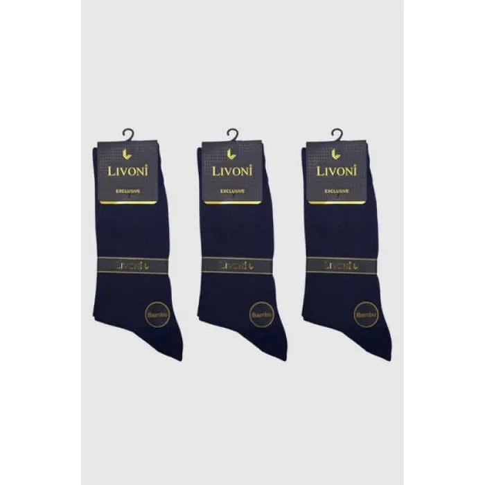 Livoni Dikişsiz Bambu Erkek  Çorap