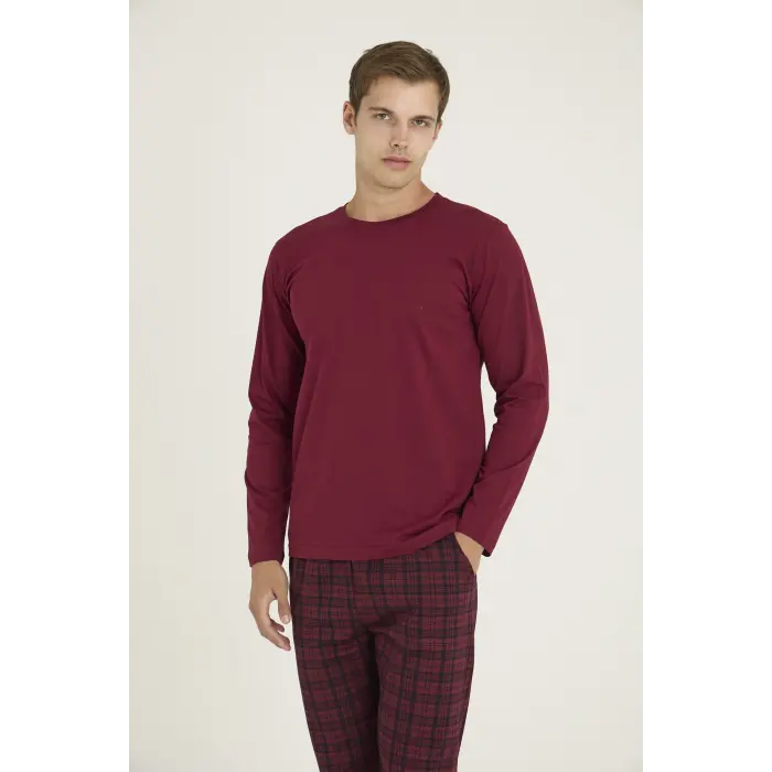 LYYN 9273 Erkek O Yaka Pijama Takımı
