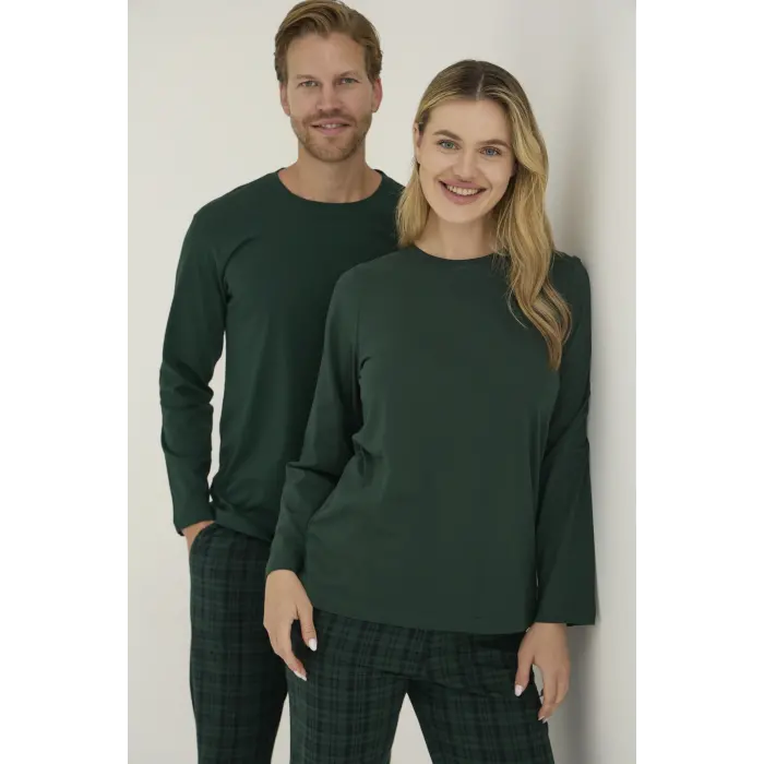 LYYN 9273-k Kadın O.yaka Pijama Takım