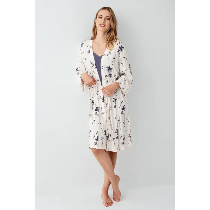 LYYN Arnetta 3413-s Kadın Sabahlık