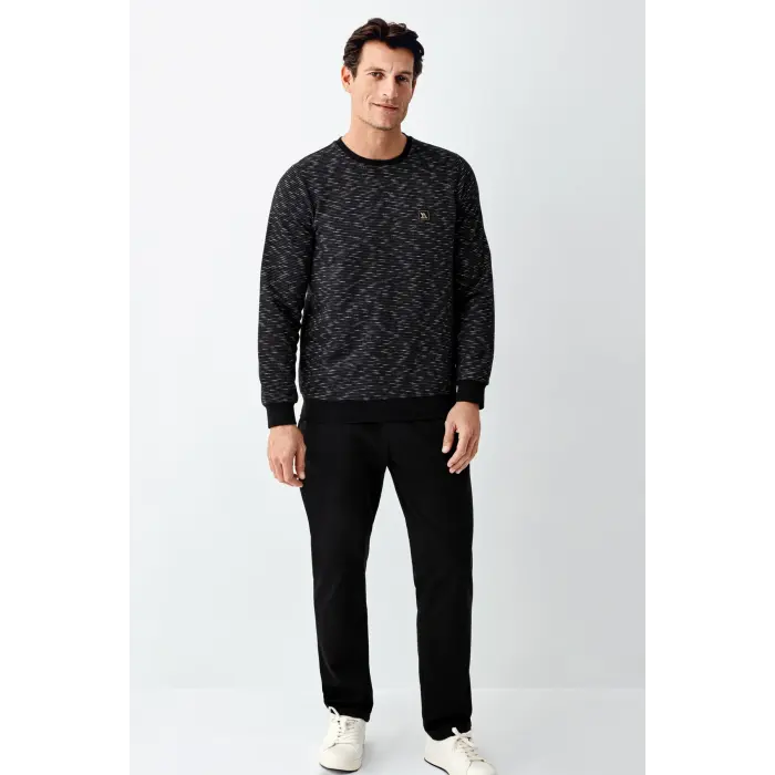 LYYN Arnetta 3504-s Erkek Uzun Kol Pijama Takım