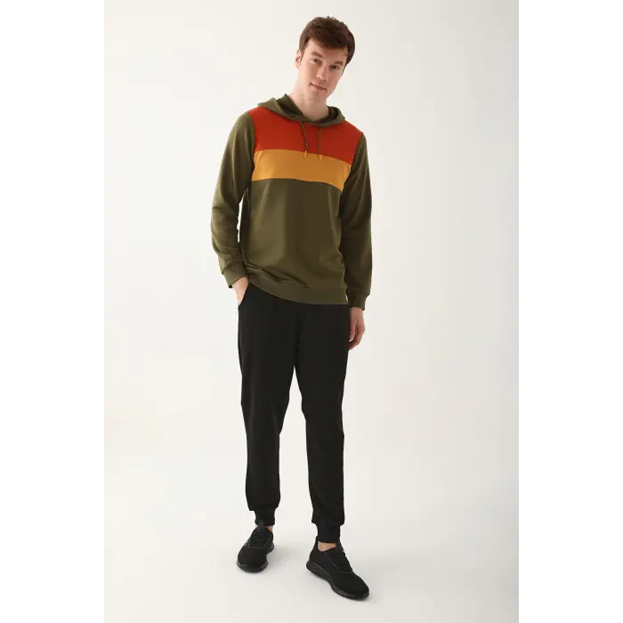 LYYN Arnetta Ar2785-s Erkek Uzun Kol Kapüşonlu Pijama Takımı