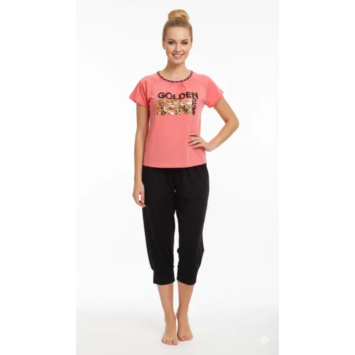 LYYN Berrak Bayan Yazlık Pijama Takımı 5242