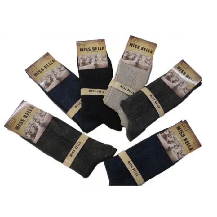 LYYN Bsm Lamswool Kışlık Erkek Çorap 8 Adet