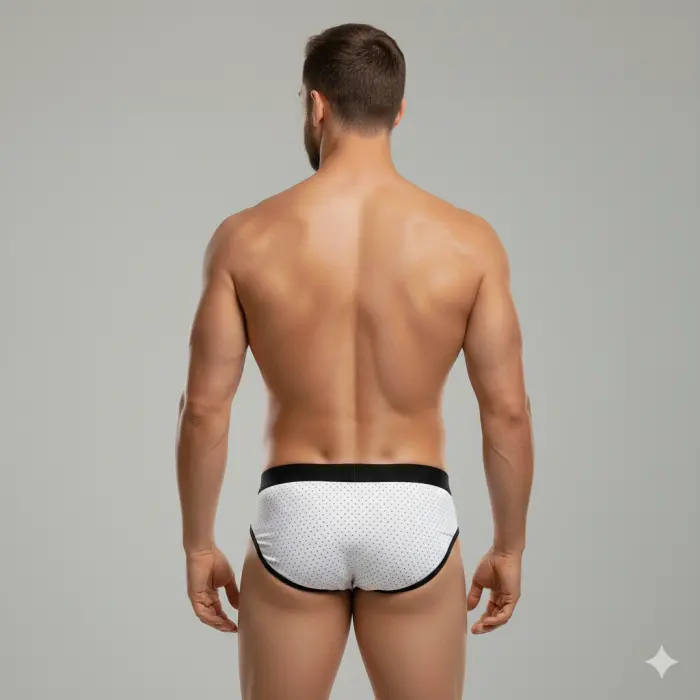 LYYN Erkek Beyaz File Slip İç Giyim