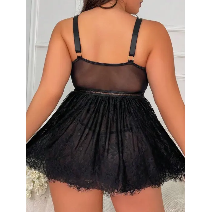 LYYN For Dreams 8487 Bayan Battal Fantazi Elbise Gecelik