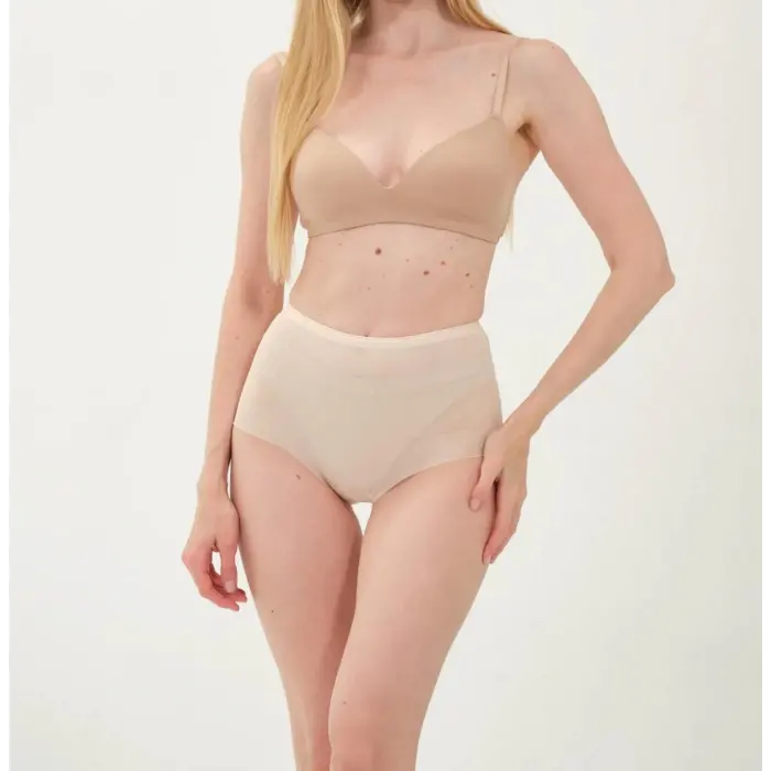 LYYN Freshness 0025 Lazer Kesim Tül Yüksek Bel Bato Korse