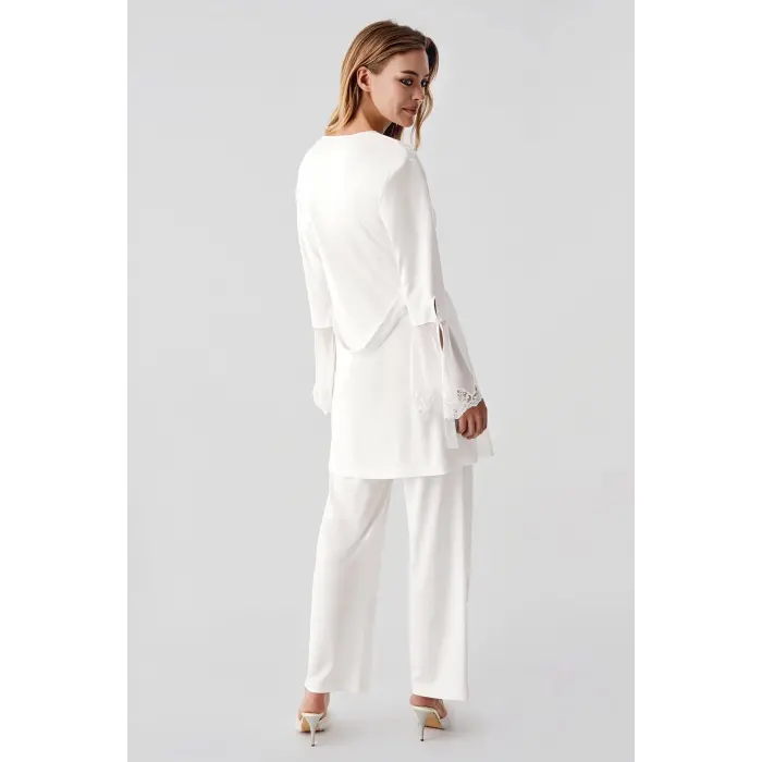 LYYN Freshness 322 Kadın Sabahlıklı Pijama Takımı