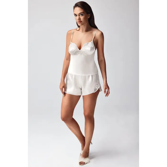 LYYN Freshness 9950-şt Saten Askılıı Şort Takımı