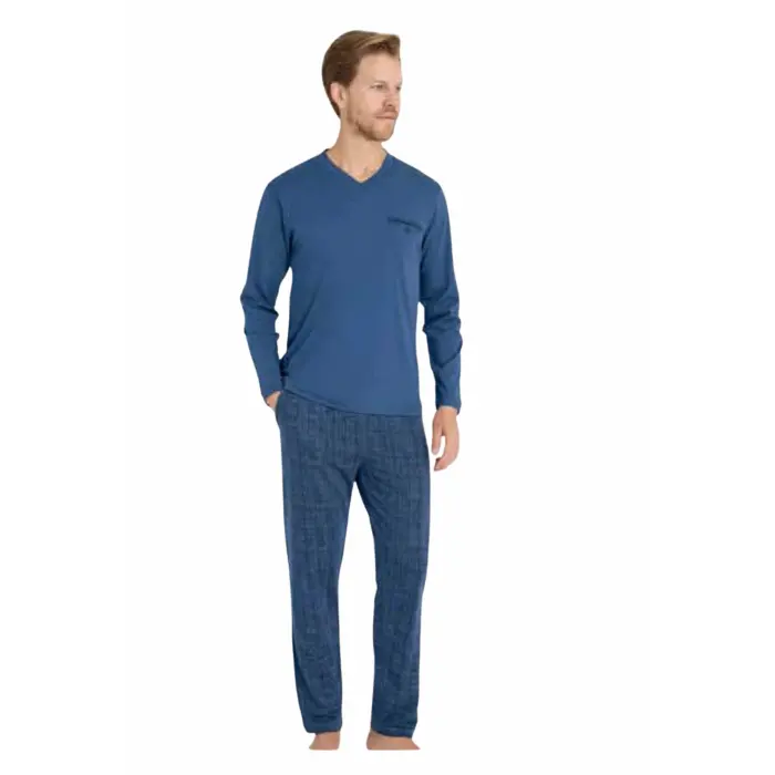 LYYN Kly V Yaka Pijama Takımı   9214