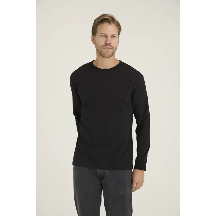 LYYN Kocabey T-513 Erkek O.yaka Uzunkol T-shirt