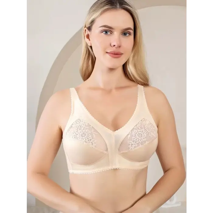 LYYN Nurteks 1060 Kadın Dantel Detaylı Toparlayıcı Sütyen