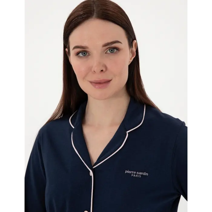 LYYN Pıerre Cardın 7717-s Bayan Gömlek Pijama Takımı