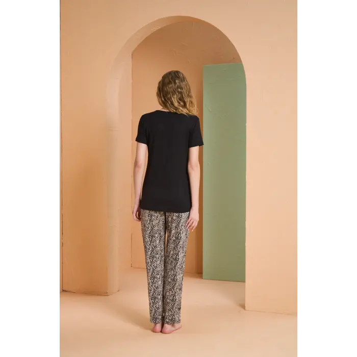 LYYN Pjs 27036 Kadın Kısa Kol Pijama Takımı