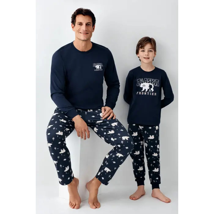 LYYN Rolypoly 3718-s Erkek Uzun Kol Pijama Takım