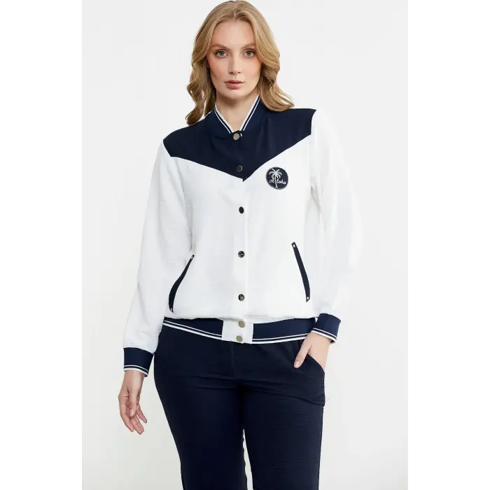 LYYN Sementa 76469 Blok Renk Geçişli Krep Takım