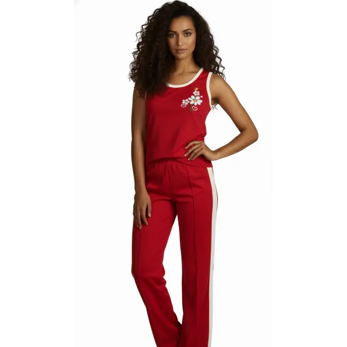 LYYN Senfoni Bayan Kolsuz Pijama Takımı 5324