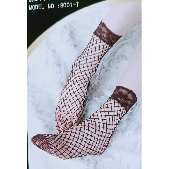 LYYN Vog Tüllü File Soket Çorap