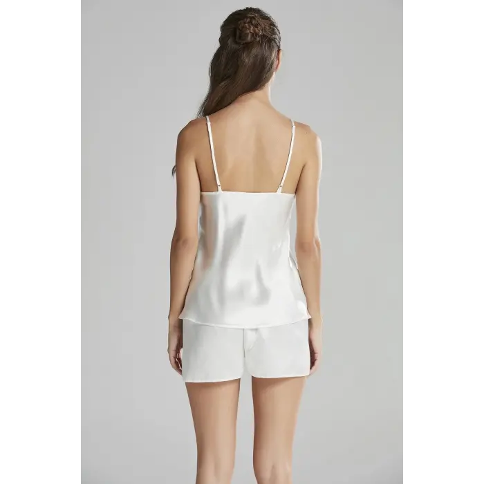 Pierre Cardin 6625 Kısa Gecelikli 6lı İpek Set