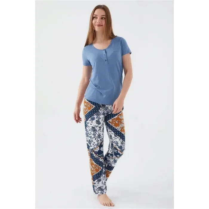 Pierre Cardin 8507-s Kadın Kısa Kol Pijama Takımı