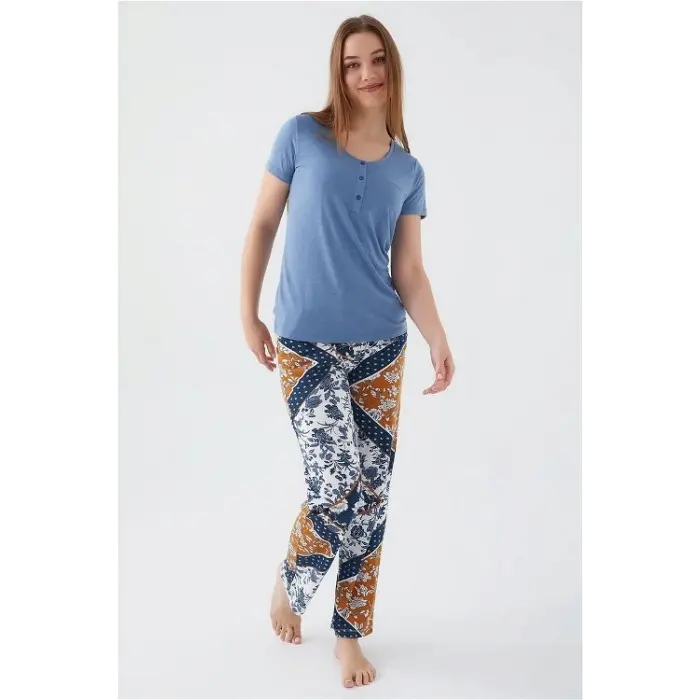 Pierre Cardin 8507-s Kadın Kısa Kol Pijama Takımı