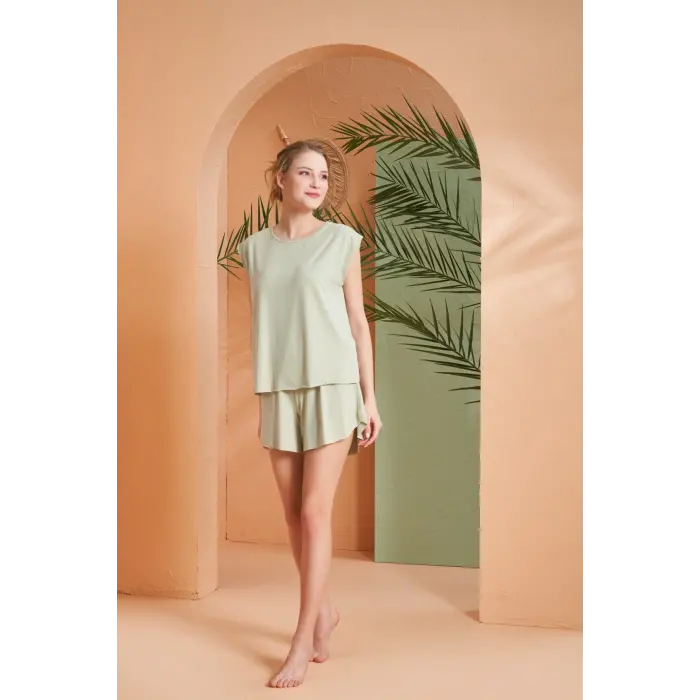 Pjs 27029 Kadın Şort Takım