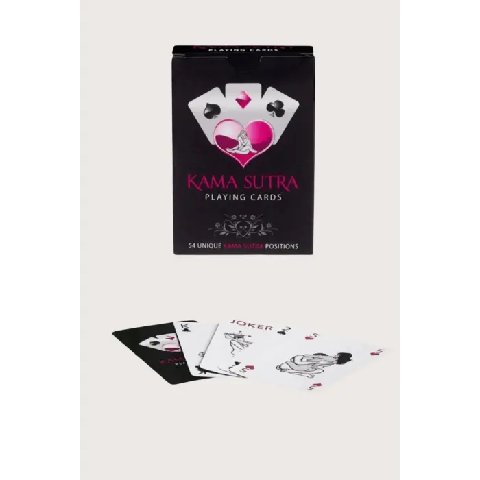 Sexy Görselli Oyun Kartı Kama Sutra Kırmızı Kırbaç Set