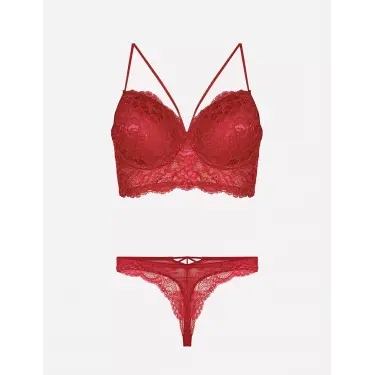 4330 Desteksiz Dantelli Sütyen Takım