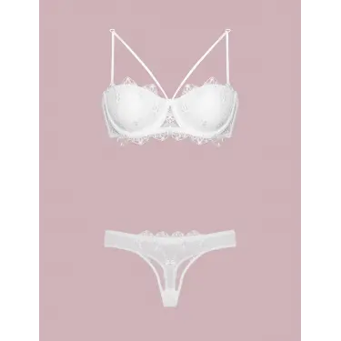 4591 Destekli Dantelli Sütyen Takım