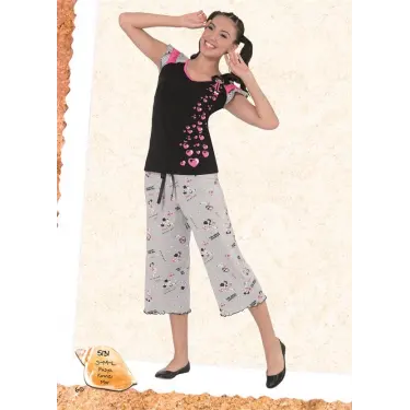 Berrak Bayan Kapri Pijama Takım 5131