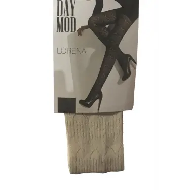 Daymod Lorena Micro File Desenli Kadın Külotlu Çorap