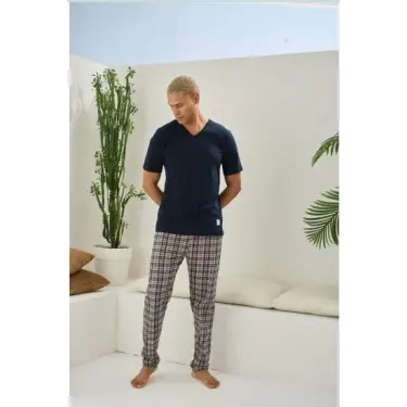 Erkek 2099 Erkek  V.yaka Pijama Takım