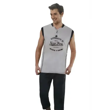 Erkek  Kaprili Pijama Takımı  20009