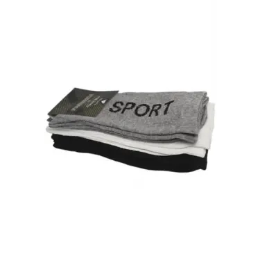 Fabbrica Sport Pamuklu Likralı Erkek  Çorap Adet