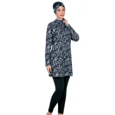 Fantasy 3304 Bayan Desenli Tesettür Mayo