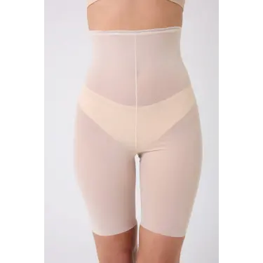 Freshness 0007 Lazer Kesim Tül Yüksek Bel Şort Korse