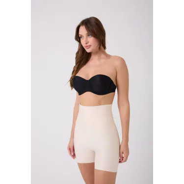 Freshness 1007 Lazer Kesim Silikonlu Yüksek Bel Şort Korse