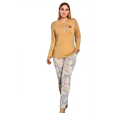 Limissi Viskon Alt Desenli Pijama Takımı