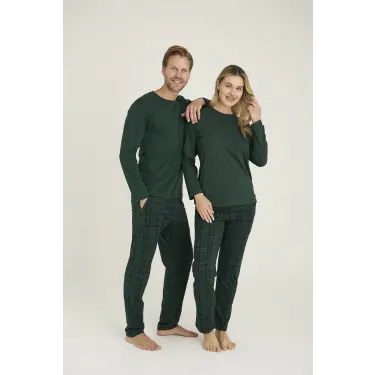 LYYN 9273-k Kadın O.yaka Pijama Takım