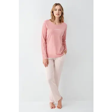 LYYN Arnetta 3417-s Kadın Uzun Kol Pijama Takım