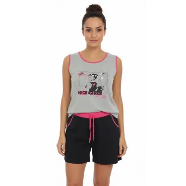 LYYN Berrak Bayan Şort Takımı 5102