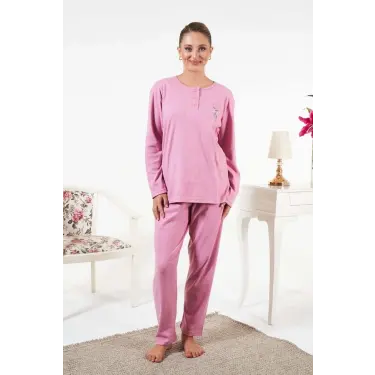 LYYN Estiva 25330 İnterlok Şardonlu Pijama Takımı