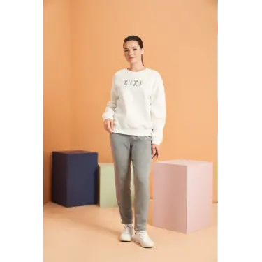 LYYN Pjs 28098 Kadın Spor Eşofman Takımı