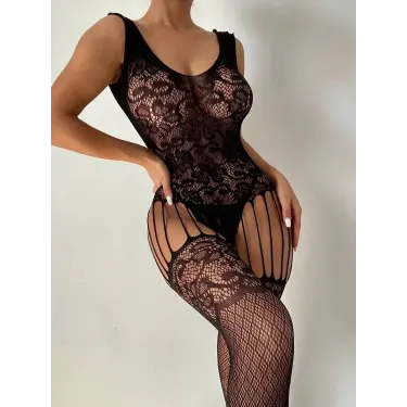 Nightlight 5110 Seksi Kadın Vücut Çorabı